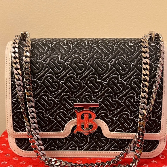Authentic Burberry TB Quilted Monogram Bag - Picture 16 of 17